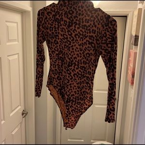 Leopard Print Bodysuit
